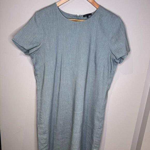 Theory Linen Dress - Size 12 - Picture 2 of 9